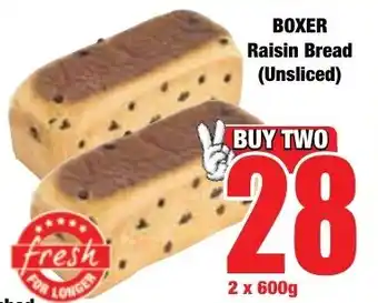 Boxer Superstores BOXER Raisin Bread (Unsliced) offer