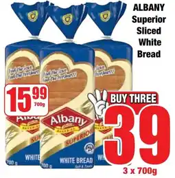 Boxer Superstores ALBANY Superior Sliced White Bread offer