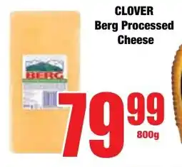 Boxer Superstores CLOVER Berg Processed Cheese offer