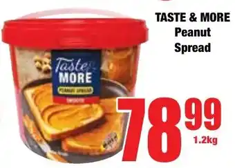 Boxer Superstores TASTE & MORE Peanut Spread offer