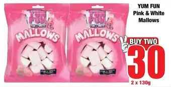 Boxer Superstores YUM FUN Pink & White Mallows offer