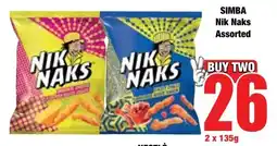 Boxer Superstores SIMBA Nik Naks Assorted offer