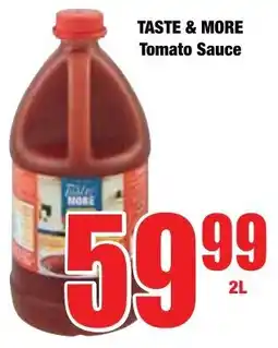 Boxer Superstores TASTE & MORE Tomato Sauce offer