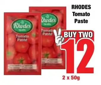 Boxer Superstores RHODES Tomato Paste offer