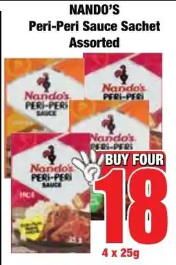 Boxer Superstores NANDO'S Peri-Peri Sauce Sachet Assorted offer