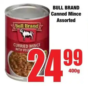 Boxer Superstores BULL BRAND Canned Mince Assorted offer