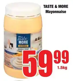 Boxer Superstores TASTE & MORE Mayonnaise offer