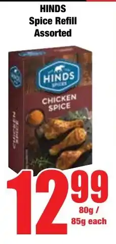 Boxer Superstores HINDS Spice Refill Assorted offer