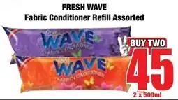 Boxer Superstores FRESH WAVE Fabric Conditioner Refill Assorted offer