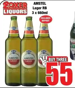 Boxer Superstores AMSTEL Lager RB offer