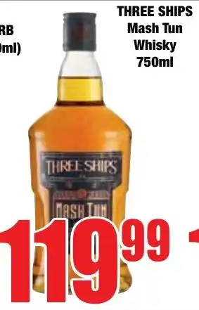 Boxer Superstores THREE SHIPS Mash Tun Whisky offer