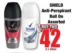 Boxer Superstores SHIELD Anti-Perspirant Roll On Assorted offer