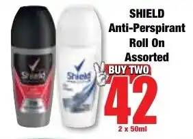 Boxer Superstores SHIELD Anti-Perspirant Roll On Assorted offer