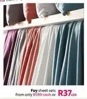 HomeChoice Fay Sheet Sets offer