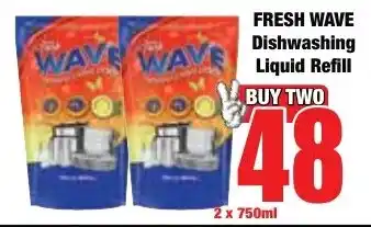 Boxer Superstores FRESH WAVE Dishwashing Liquid Refill offer