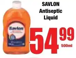 Boxer Superstores SAVLON Antiseptic Liquid offer