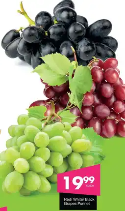 Save Hyper Red/White/Black Grapes Punnet offer