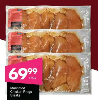 Save Hyper Marinated Chicken Prego Steaks offer