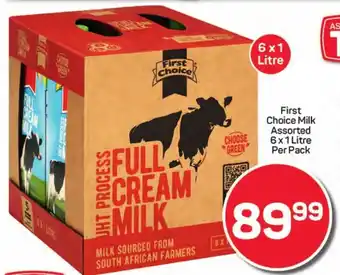 Pick n Pay Hypermarket First Choice Milk Assorted offer