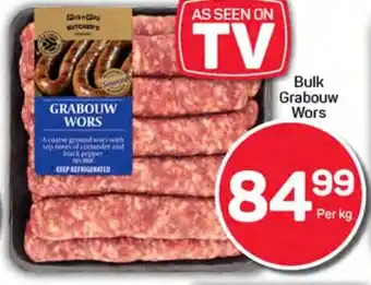 Pick n Pay Hypermarket Bulk Grabouw Wors offer