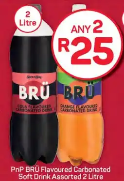 Pick n Pay Hypermarket PnP BRÜ Flavoured Carbonated Soft Drink Assorted offer