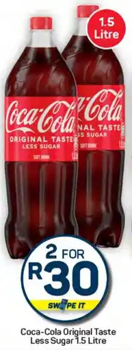 Pick n Pay Hypermarket Coca-Cola Original Taste Less Sugar offer