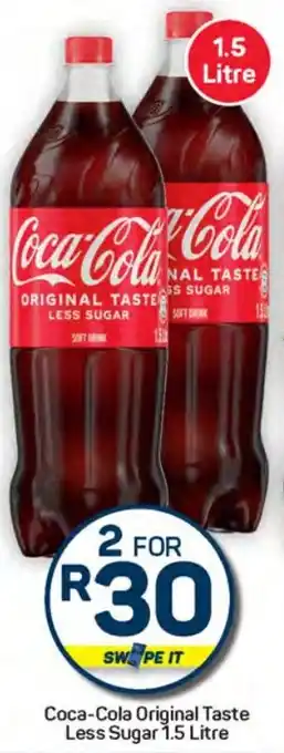 Pick n Pay Hypermarket Coca-Cola Original Taste Less Sugar offer