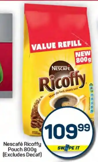 Pick n Pay Hypermarket Nescafé Ricoffy Pouch (Excludes Decaf) offer