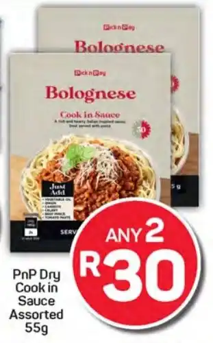 Pick n Pay Hypermarket PnP Dry Cook in Sauce Assorted offer