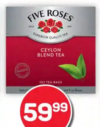 Pick n Pay Hypermarket Five Roses Tagless Tea Bags offer