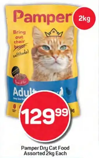 Pick n Pay Hypermarket Pamper Dry Cat Food Assorted offer