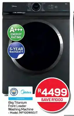 Pick n Pay Hypermarket Midea Titanium Front Loader Washing Machine offer