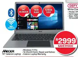 Pick n Pay Hypermarket MECER 14" Celeron Laptop offer