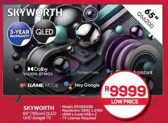 Pick n Pay Hypermarket SKYWORTH 65" (165cm) QLED UHD Google TV offer