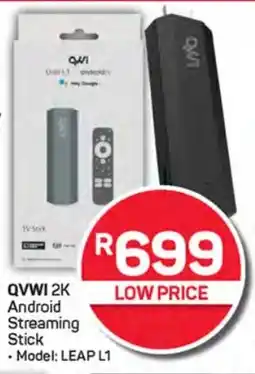 Pick n Pay Hypermarket QVWI 2K Android Streaming Stick offer