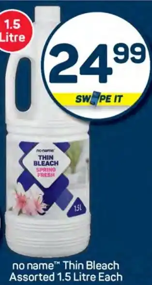 Pick n Pay Hypermarket no name Thin Bleach Assorted offer