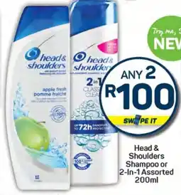 Pick n Pay Hypermarket Head & Shoulders Shampoo or 2-In-1 Assorted offer