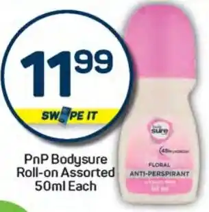 Pick n Pay Hypermarket PnP Bodysure Roll-on Assorted offer