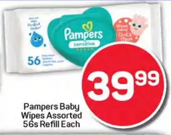 Pick n Pay Hypermarket Pampers Baby Wipes Assorted Refill Each offer