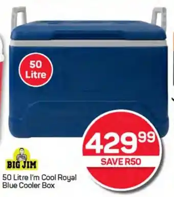 Pick n Pay Hypermarket BIG JIM I'm Cool Royal Blue Cooler Box offer