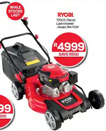 Pick n Pay Hypermarket RYOBI 170CC Petrol Lawnmower offer