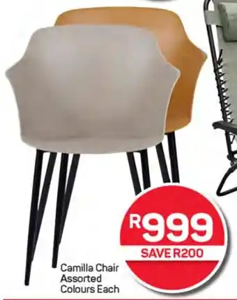 Pick n Pay Hypermarket Camilla Chair Assorted Colours Each offer