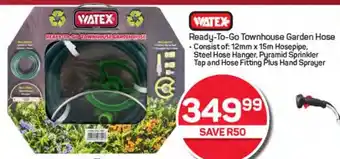 Pick n Pay Hypermarket WATEX Ready-To-Go Townhouse Garden Hose offer