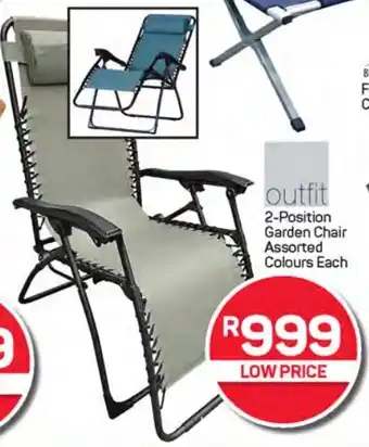 Pick n Pay Hypermarket Outfit Garden Chair Assorted Colours Each offer