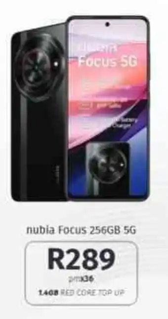 Vodacom4u nubia Focus 256GB 5G offer