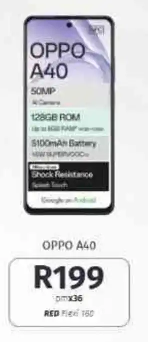 Vodacom4u OPPO A40 offer