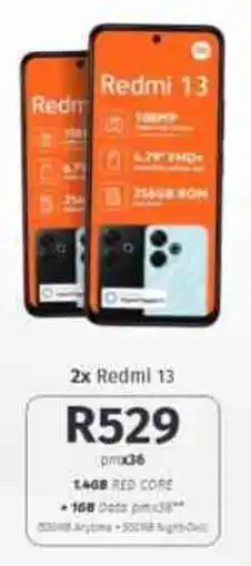 Vodacom4u Redmi 13 offer