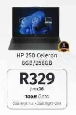 Vodacom4u HP 250 Celeron 8GB/256GB offer