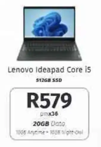 Vodacom4u Lenovo Ideapad Core i5 offer