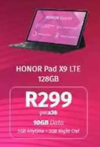 Vodacom4u HONOR Pad X9 LTE 128GB offer